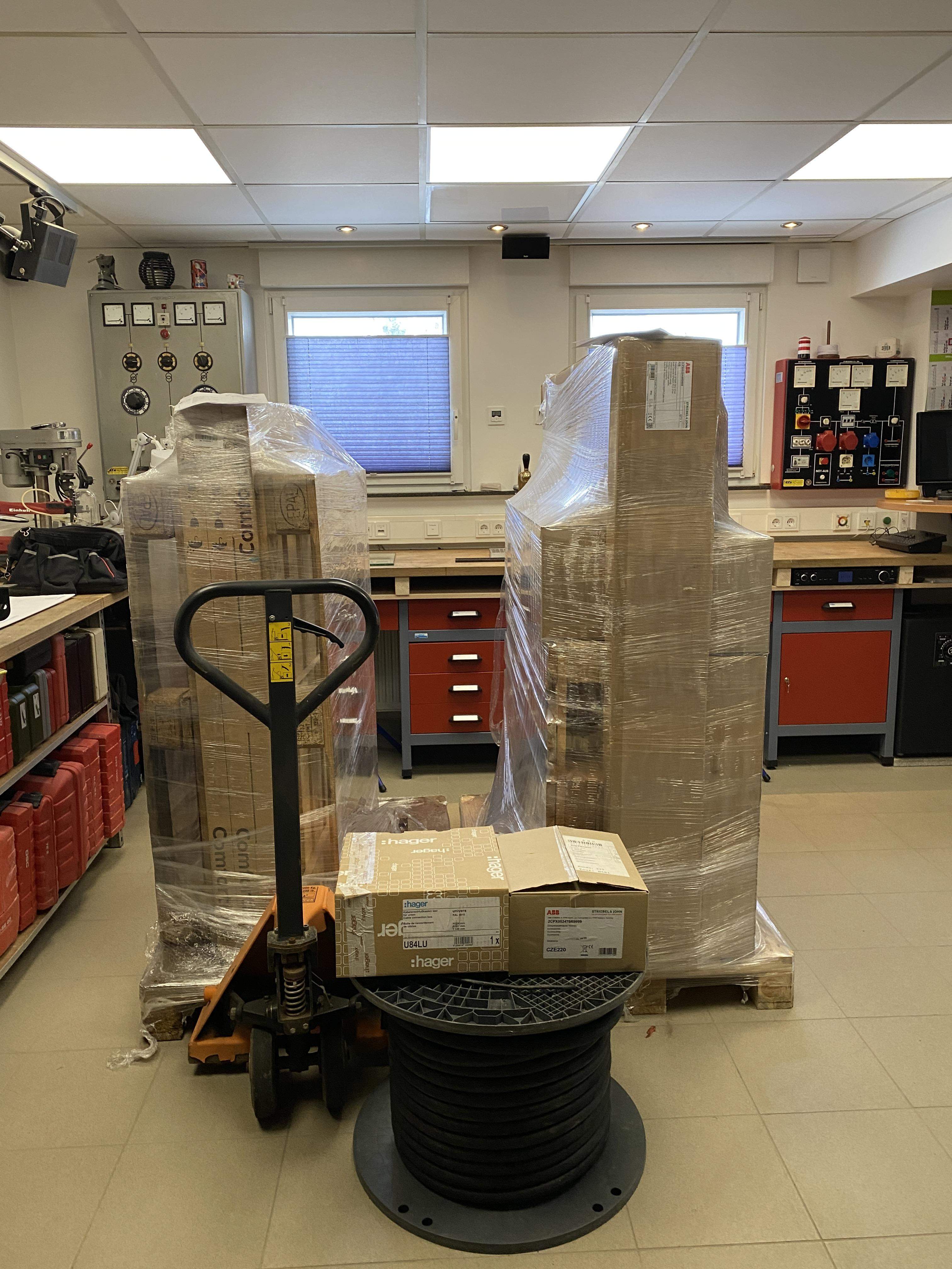 Frischer Nachschub wartet auf den Einbau